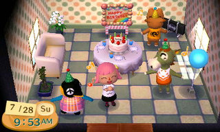 Illustration for article titled An Animal Crossing Birthday